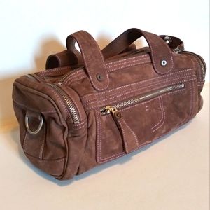 Gap tan suede handbag